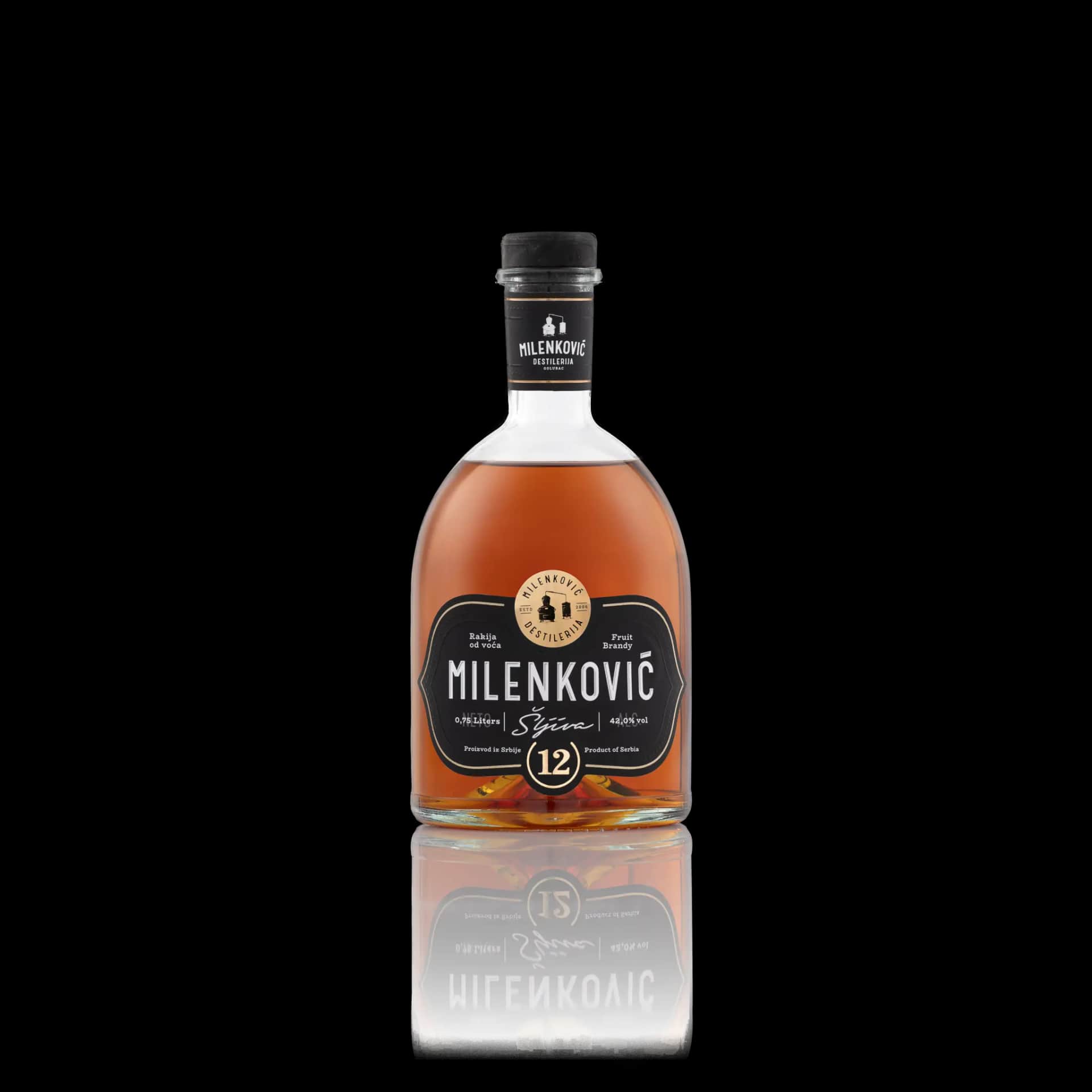 Sljiva 12 godine stara Milenkovic ( poklon pakovanje ) 0.7 l - glavna slika